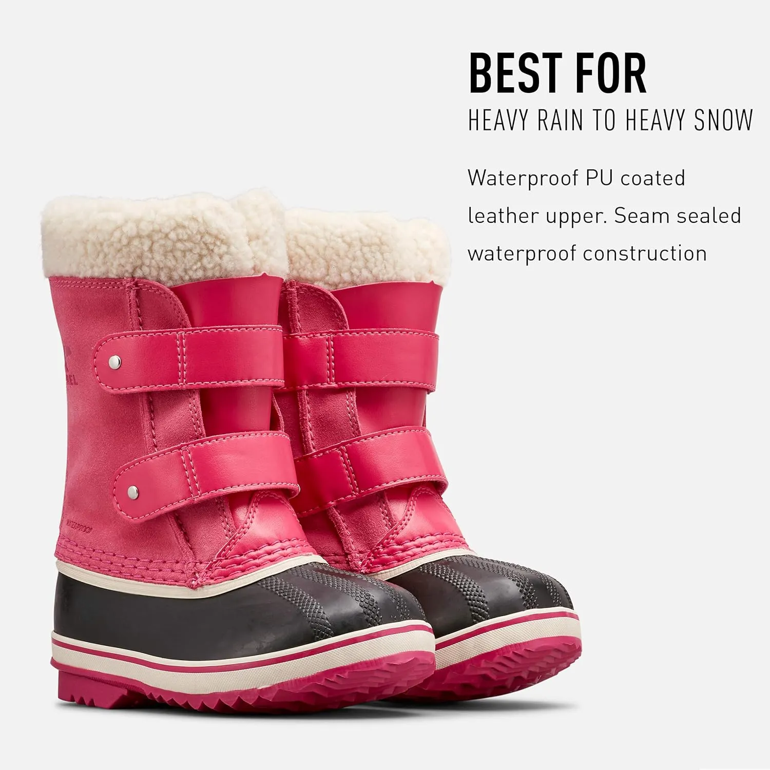 Sorel Children's 1964 Pac Strap Boot  Waterproof Winter Boots