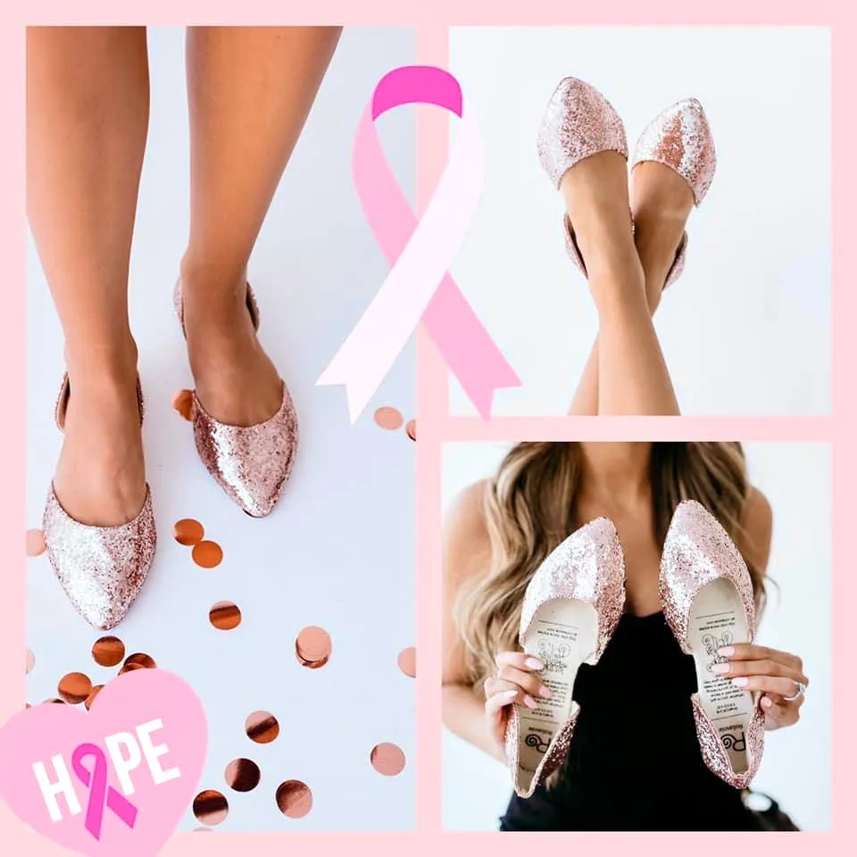 Sparkling Rose Flats