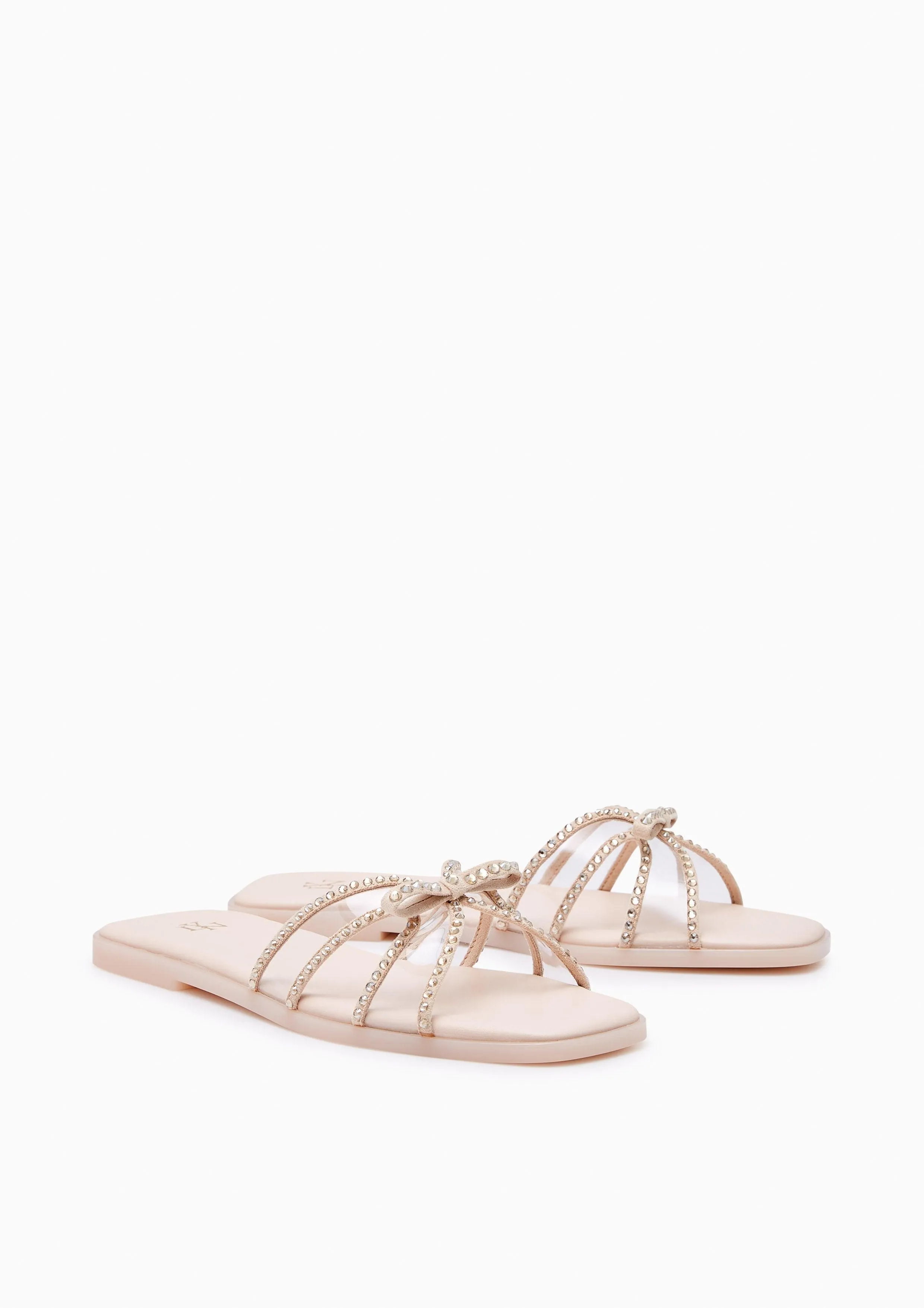 Spencer Flat Sandals Ivory