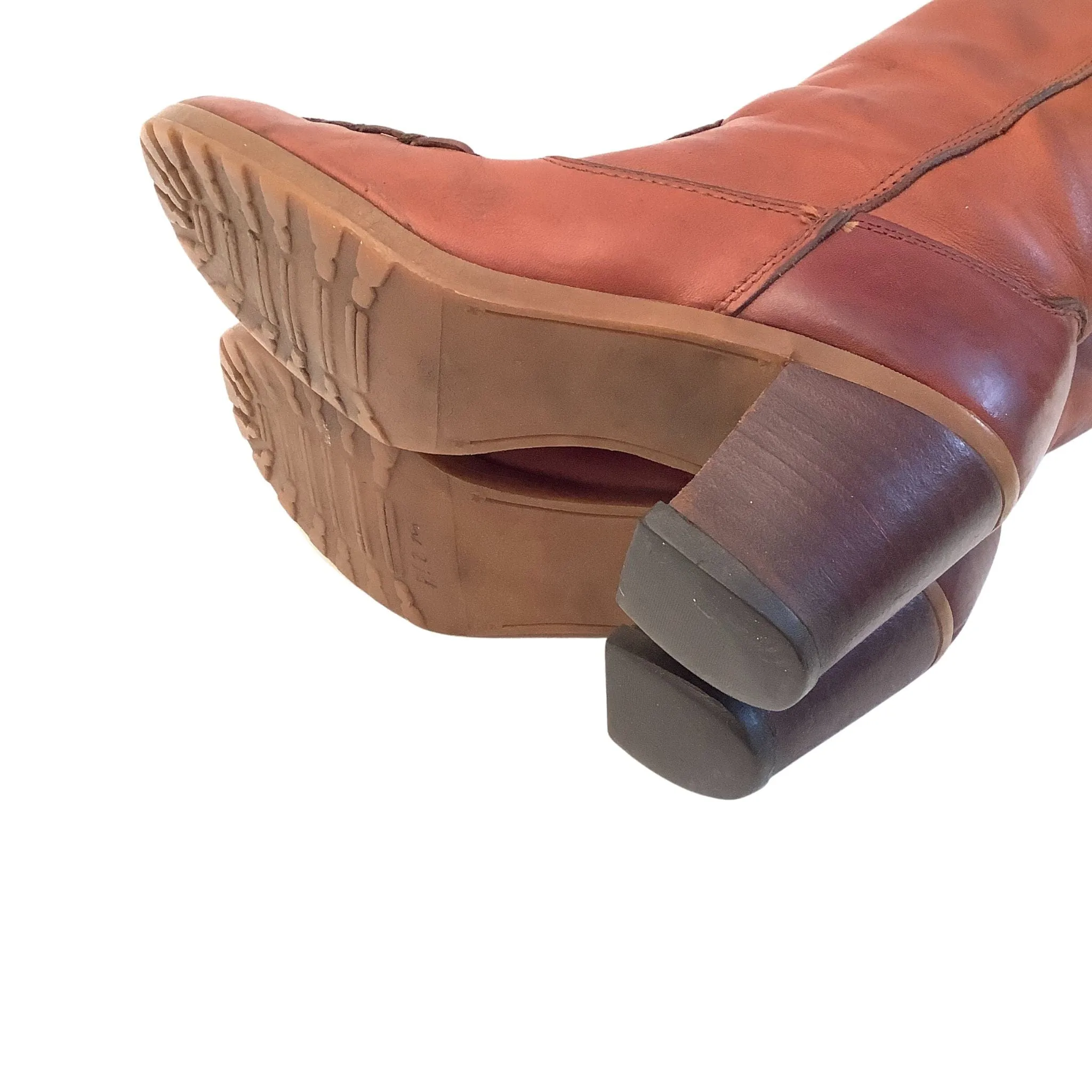 Tall Moc Toe 1970s Boots