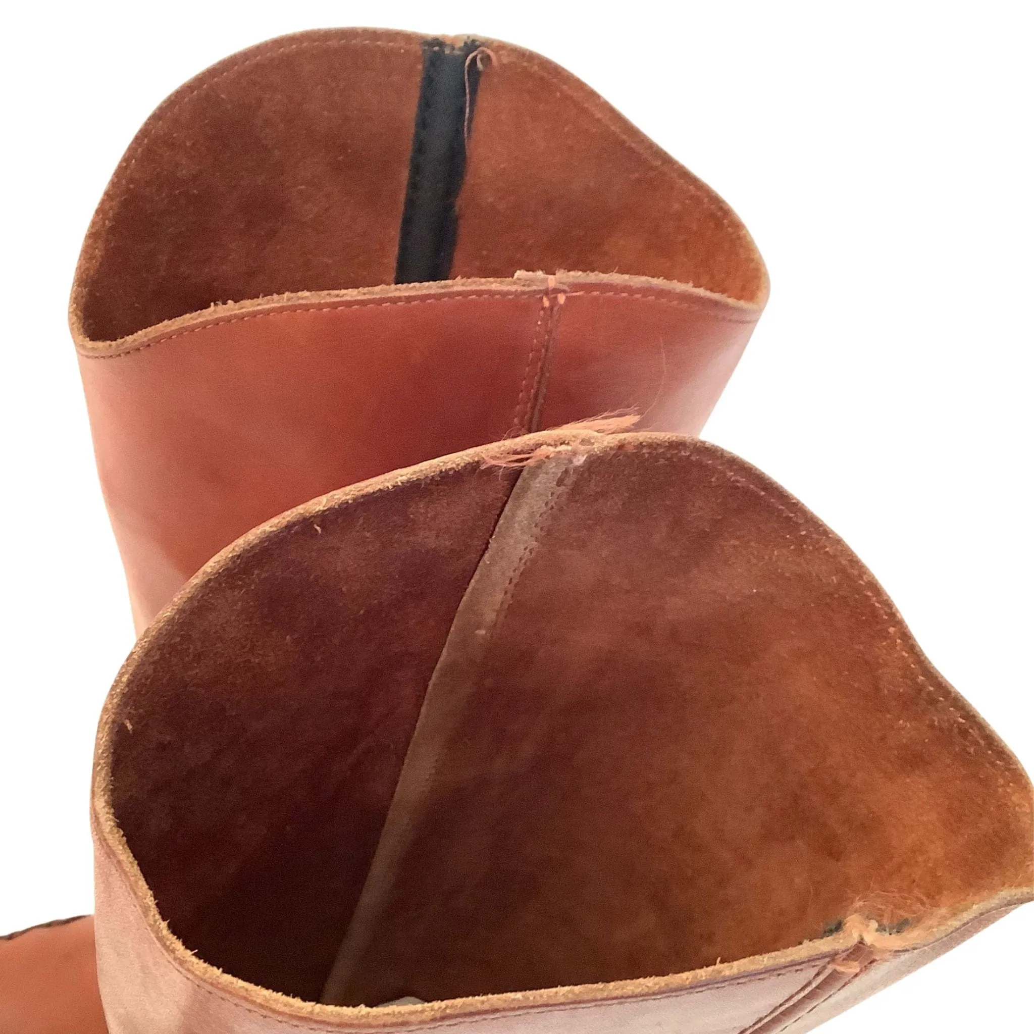 Tall Moc Toe 1970s Boots