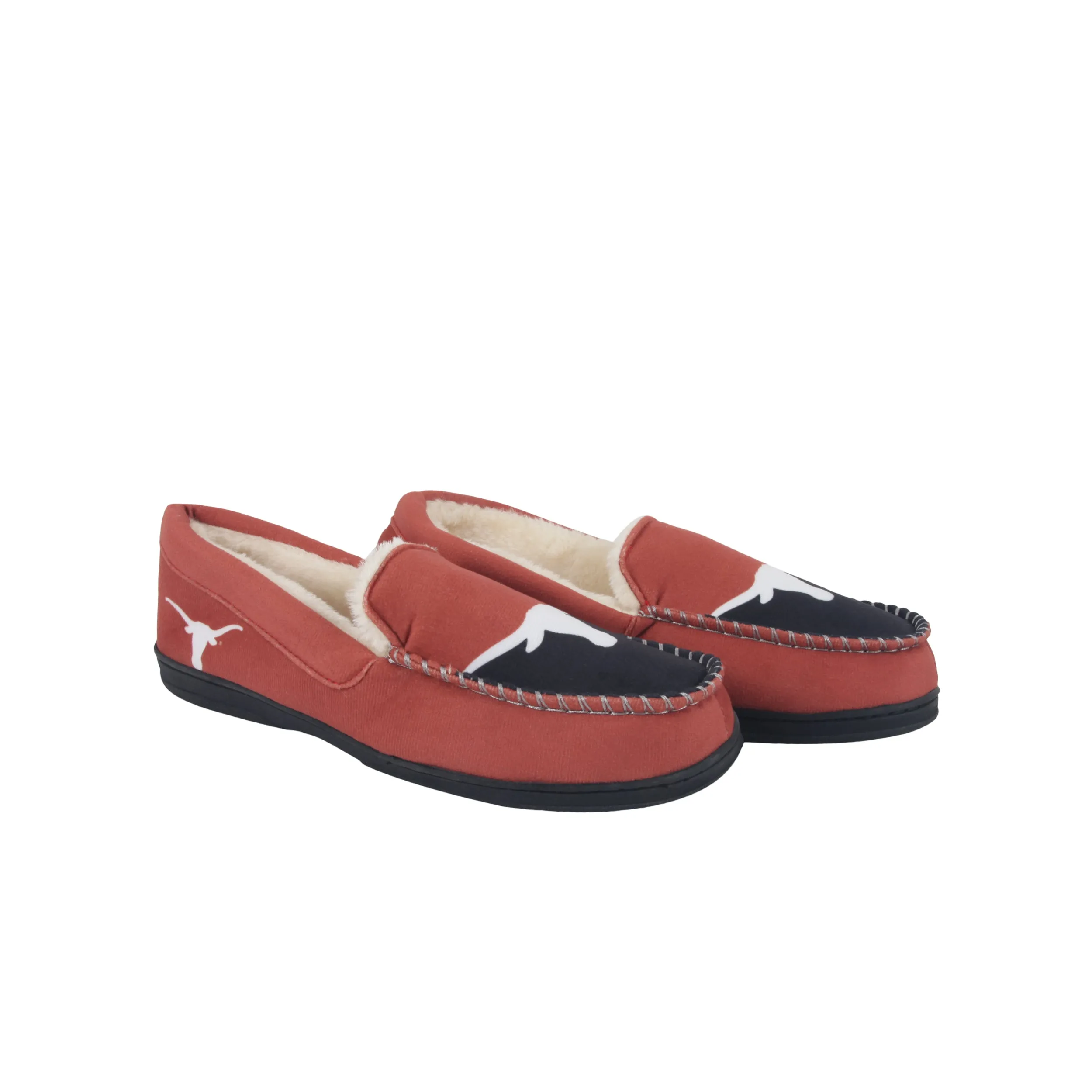TEXAS LONGHORNS MEN'S COLOR BLOCK MOCCASINS