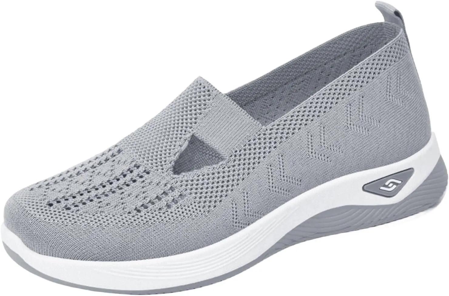 Thatrich Orthopedic Shoes for Women Breathable Soft Slip On Sneakers Comfort Mesh Up Stretch Sneaker Diabetic Walking Shoes