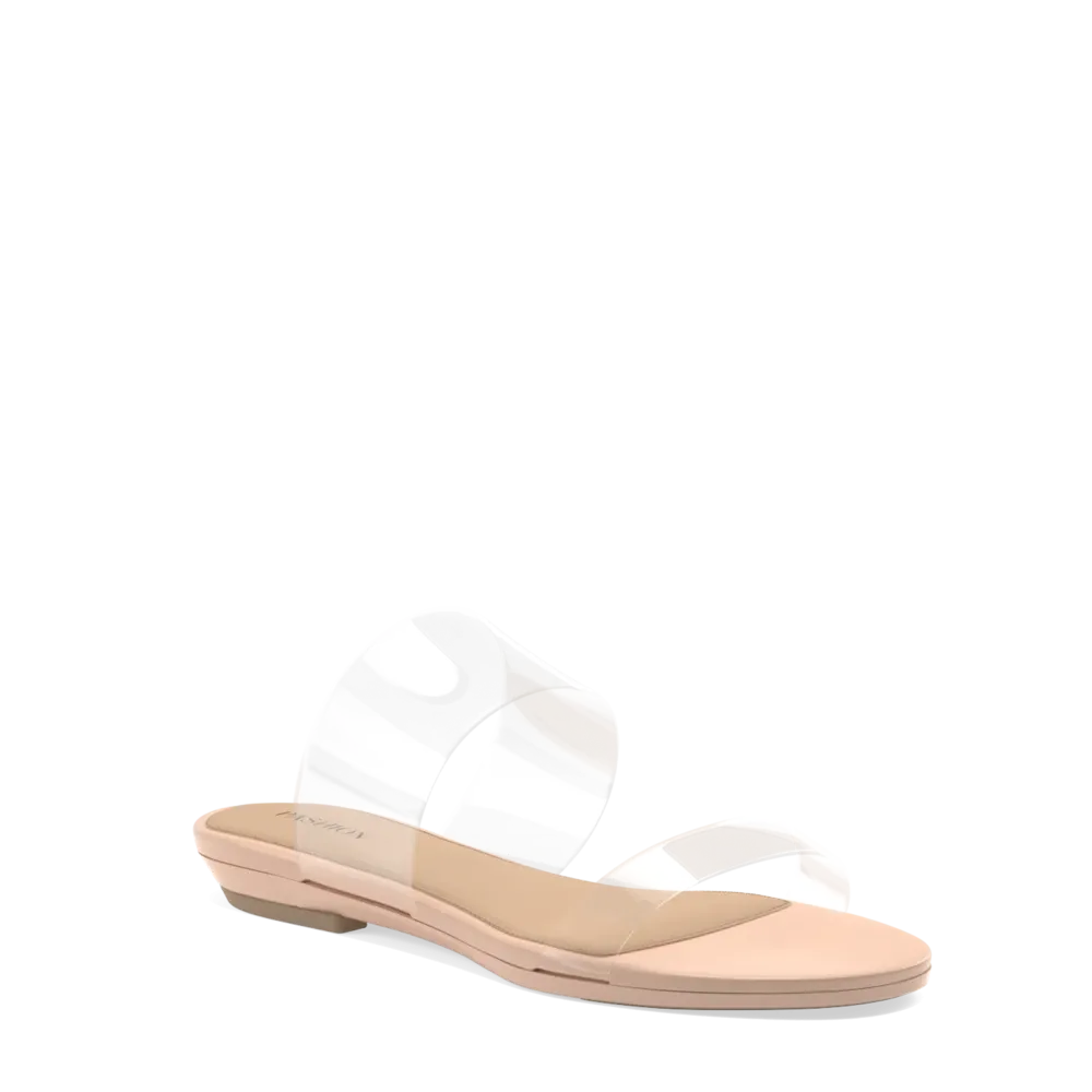 The Slide - Clear/Sand    Stiletto Heel Kit 4 Sand