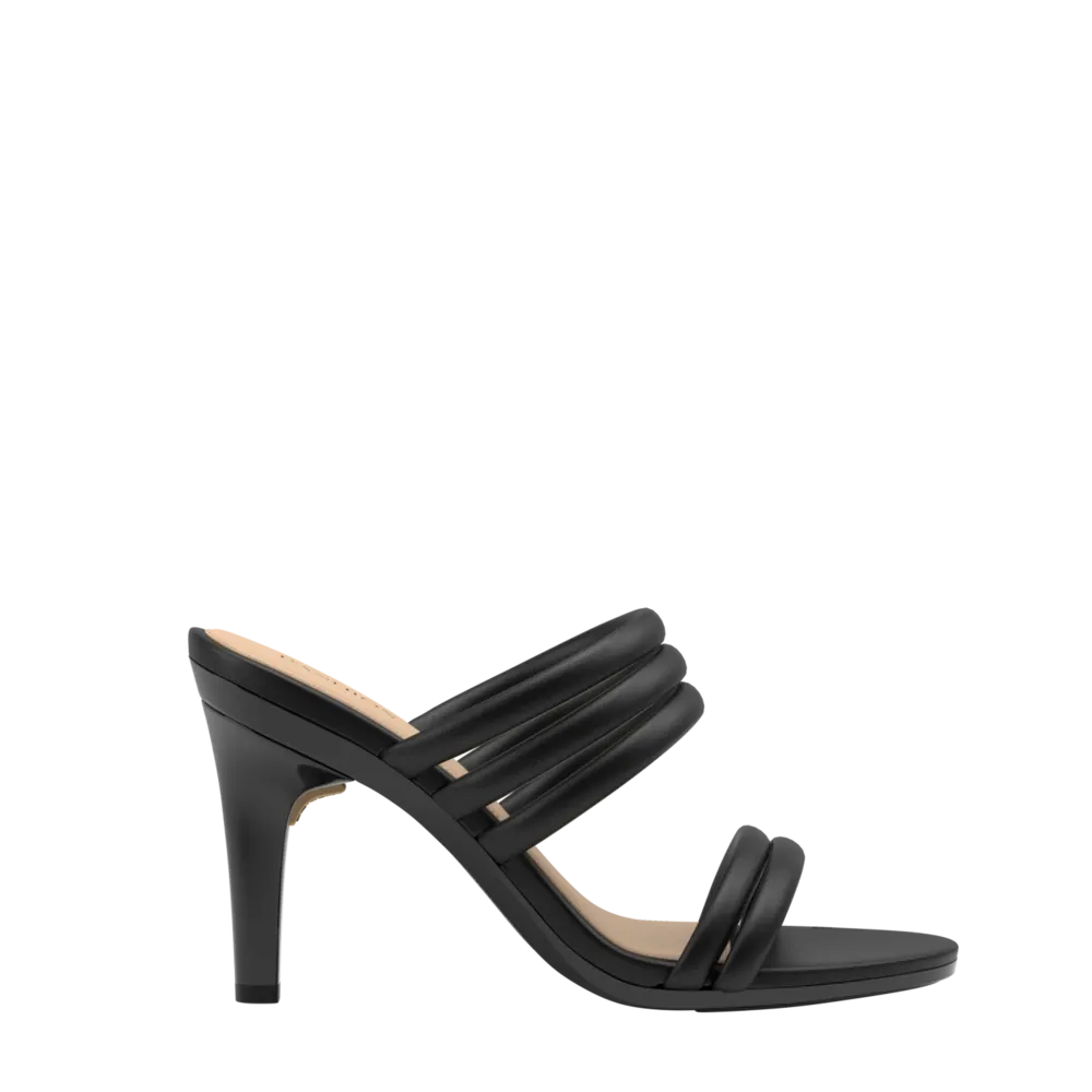 The Slide - Coal Leather Rope 4 Stiletto