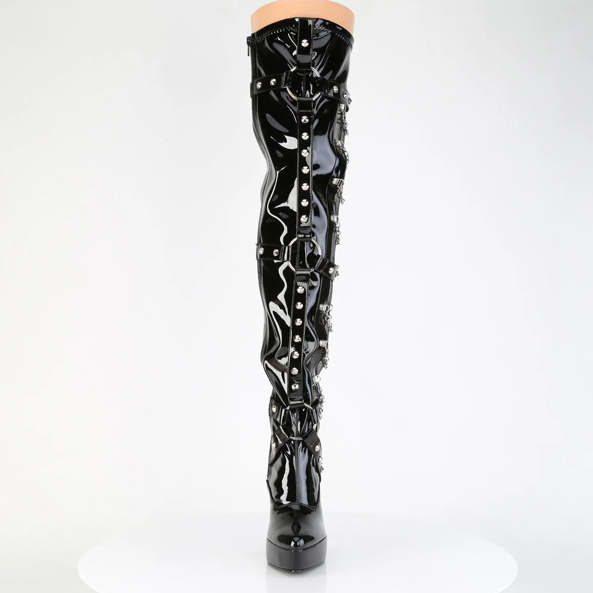 Thigh High Boot with Chains INDULGE-3026