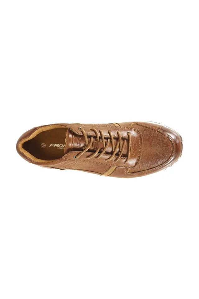 Tiago Leather Trainers - Tan