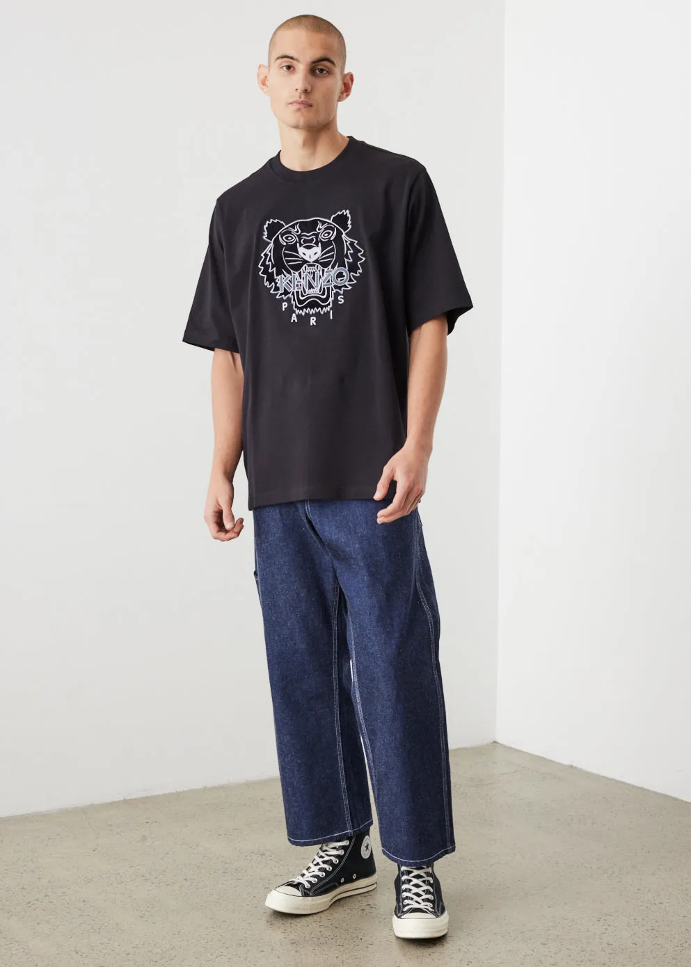 Tiger Embroidered T-Shirt