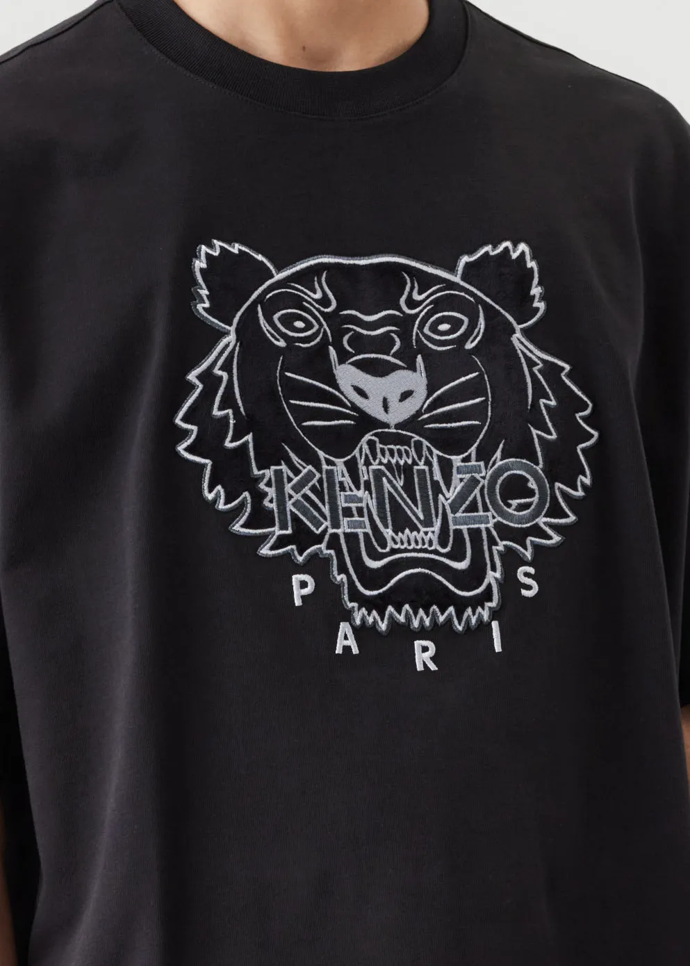 Tiger Embroidered T-Shirt