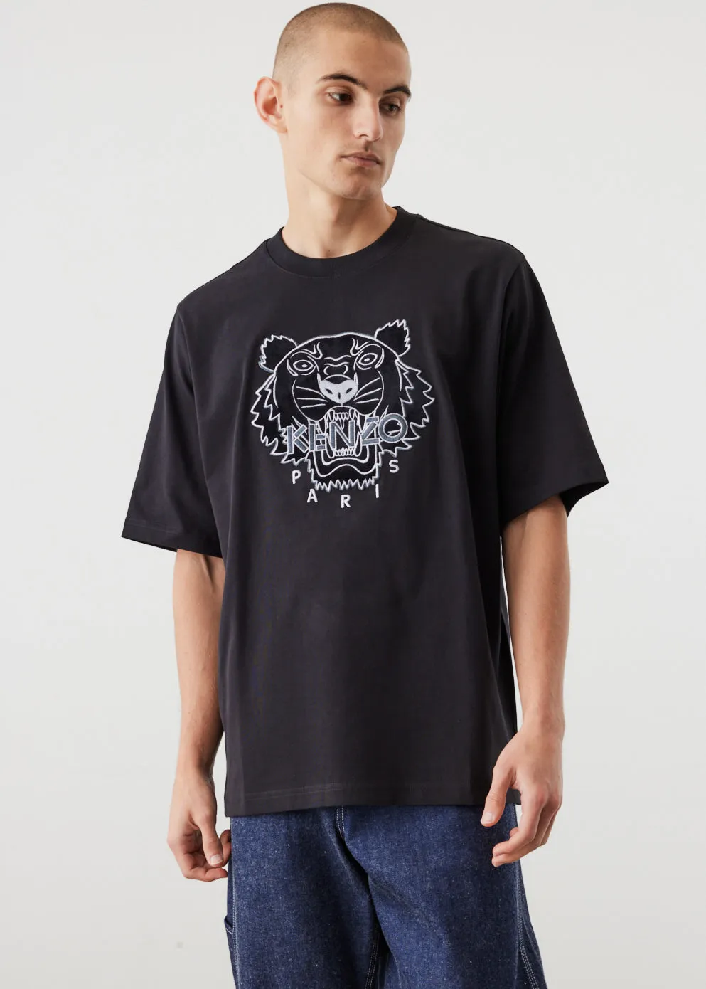 Tiger Embroidered T-Shirt