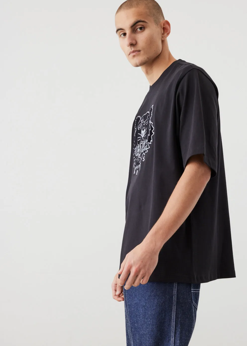 Tiger Embroidered T-Shirt