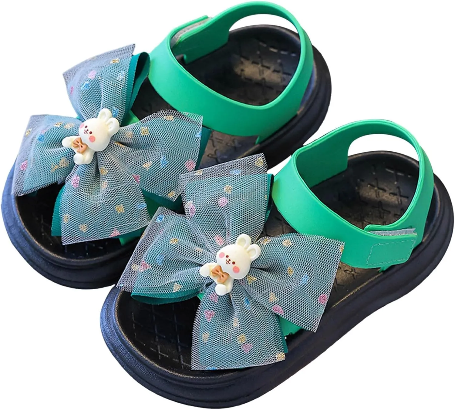 Toddler Girl Sandals Flower Girl Dress Shoes Open Toe Little Kid Summer Flats Bowknot Princess Summer Soft Sandals