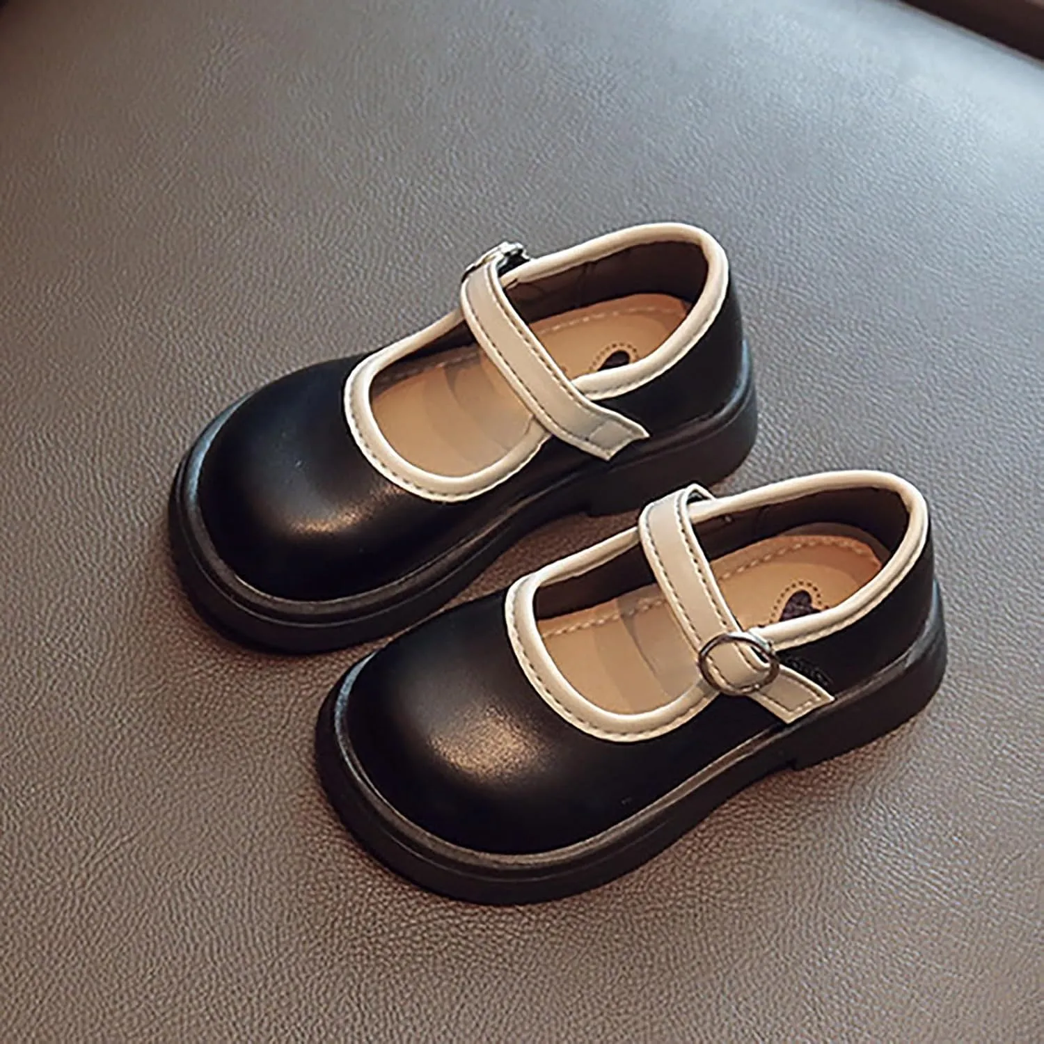 Toddler Girls Mary Jane Dress Shoes Flower Girl Shoes Little Girls School Oxford Flats Dress Shoes for Toddler Girls