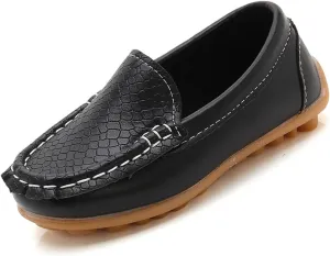 Toddler Little Kid Boys Girls Soft Slip On Loafers Dress Flat Shoes Boat Shoes Casual Shoes Slip on Toddler Shoes
