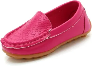Toddler Little Kid Boys Girls Soft Slip On Loafers Dress Flat Shoes Boat Shoes Casual Shoes Slip on Toddler Shoes