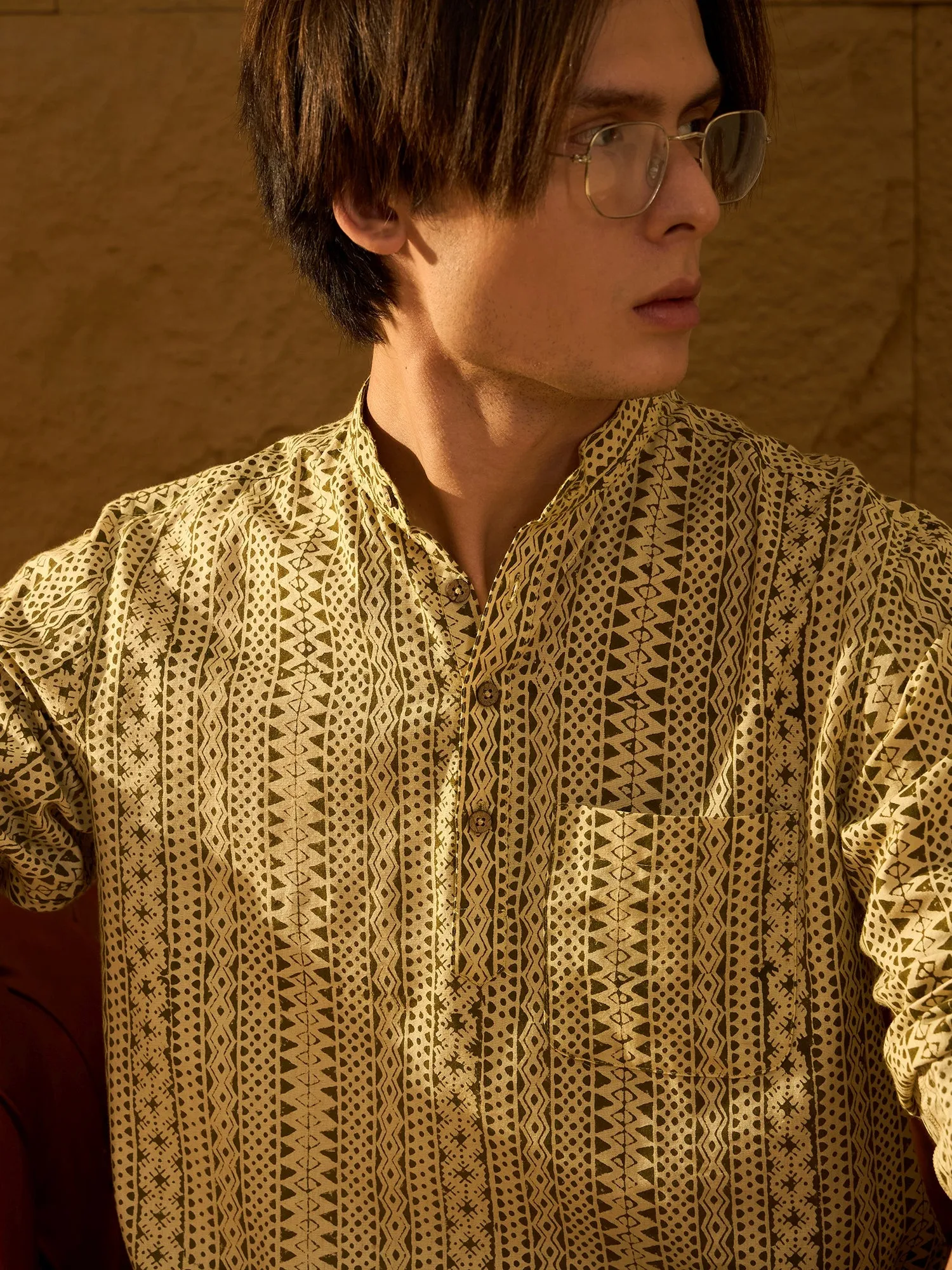 Traditional Printed Short Casual Kurta