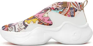 UIN Women's High Top Knitted Chunky Sneakers Casual Lightweight Comfort Dad Shoes Palma 