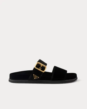 Velvet Black Slides