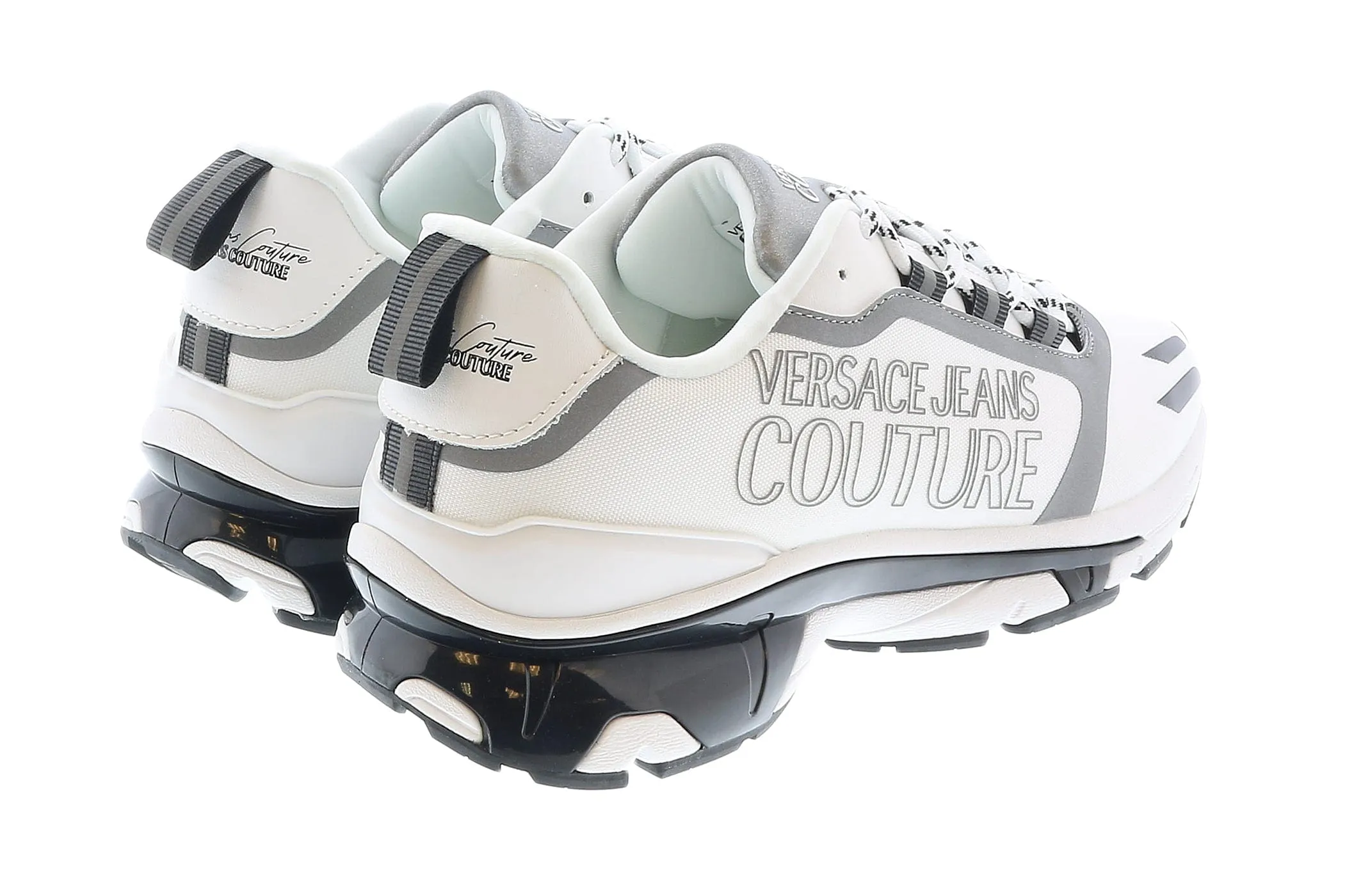 Versace Jeans Couture White Signature Fashion Sneakers-