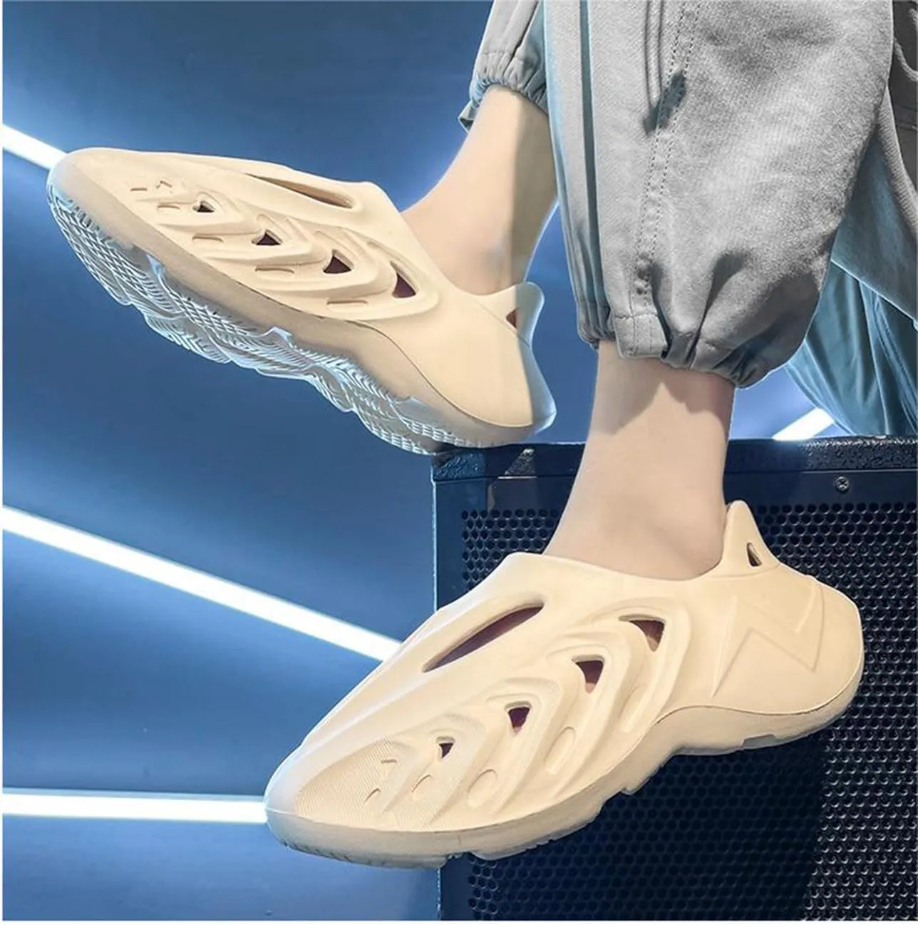 vioxthak Foam Runners for kids Girls Boys Cloud Slides Sandals Casual Sneakers Running Shoes Pillow Kid's Beach shoes Big Kids Lightweight Non-Slip Classic Little Kids Indoor Outdoor