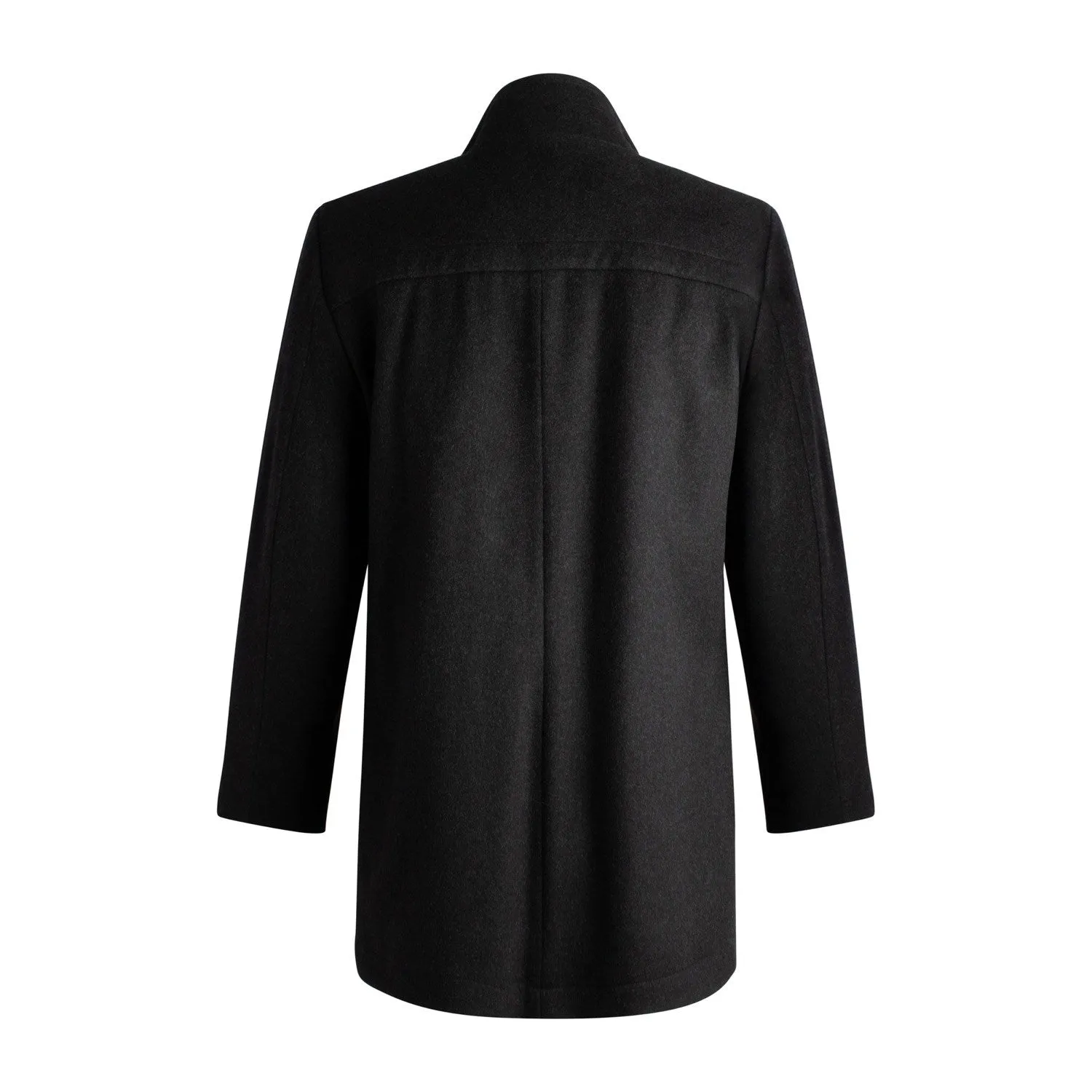 Viyella 6 Button Wool Cashmere Blend Coat with Zip out Wind Blocker