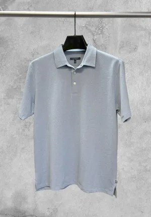 Viyella Herringbone Polo with Stretch
