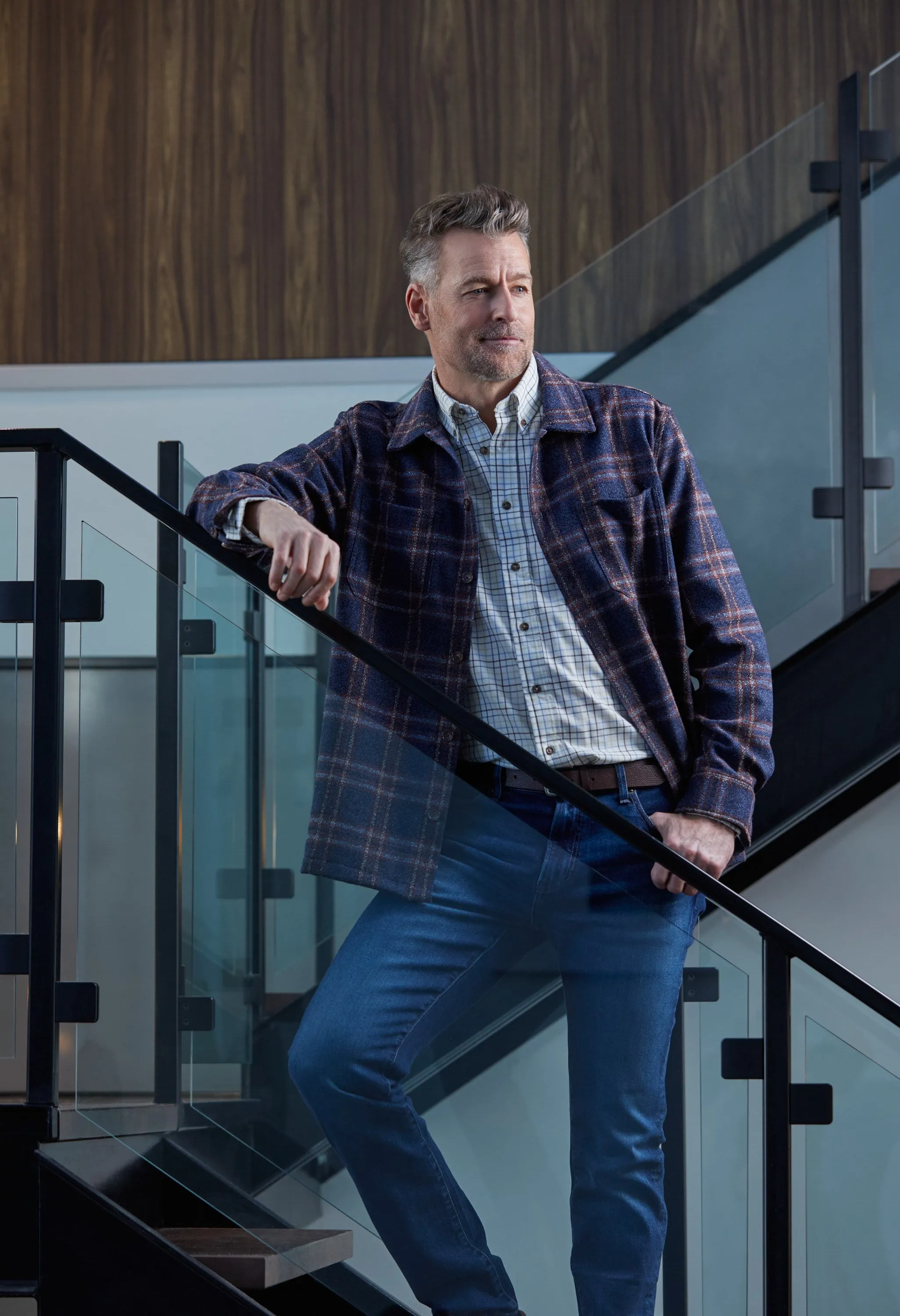 Viyella Wool Blend Overshirt