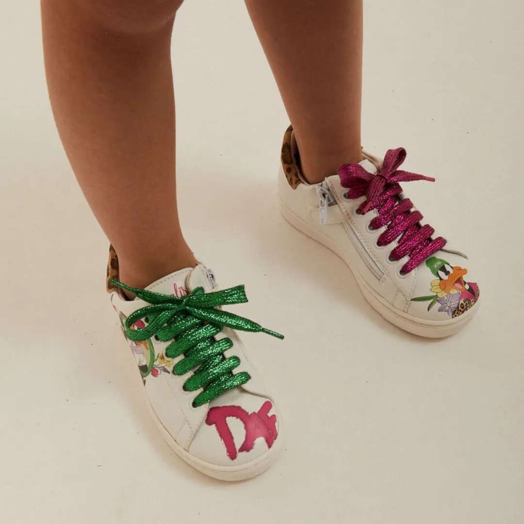 White 'Daffy' Trainers