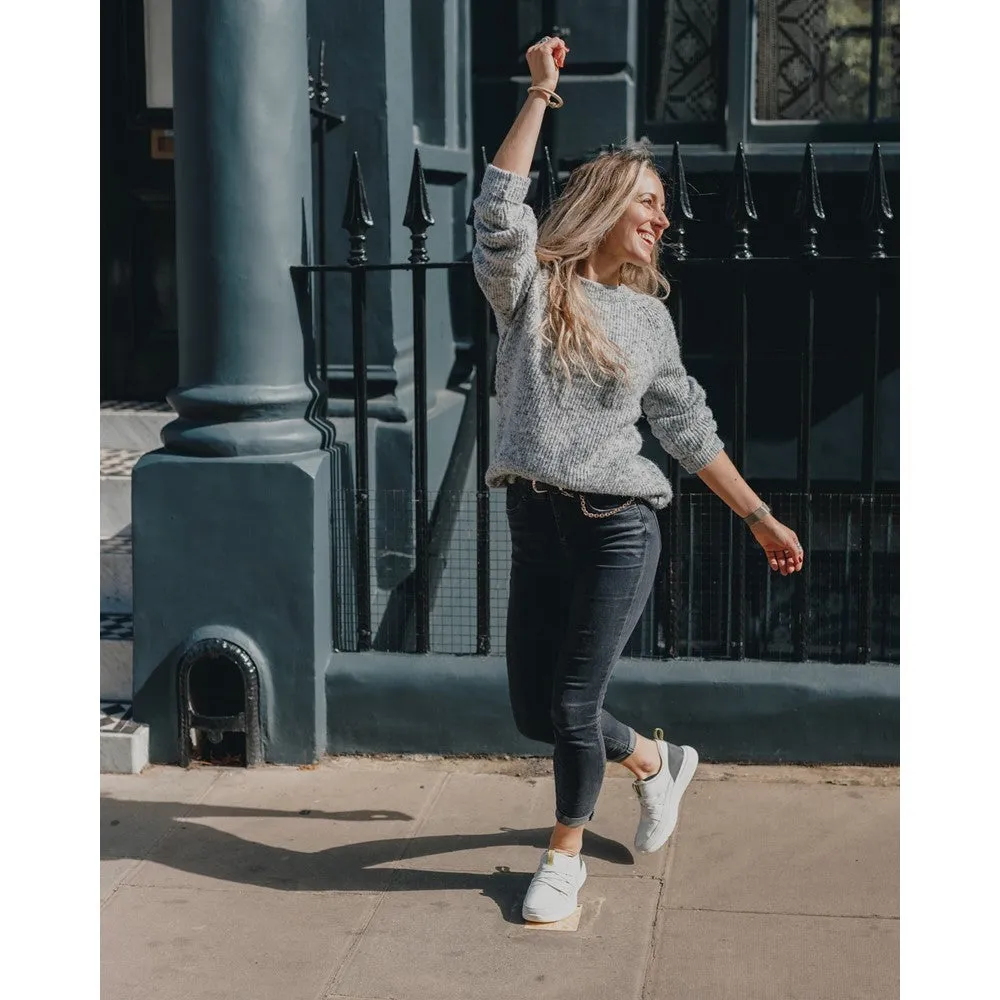 White Elevate Slip-On Shoes