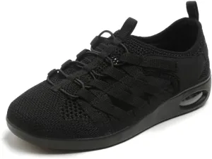 Womens Breathable Mesh Air Cushion Slip-On Loafers Summer Lightweight Casual Nurse Workout Walking Shoes