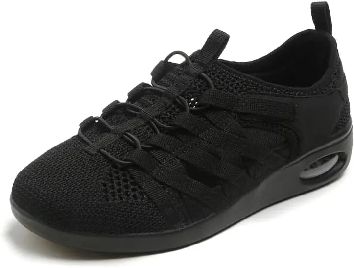 Womens Breathable Mesh Air Cushion Slip-On Loafers Summer Lightweight Casual Nurse Workout Walking Shoes