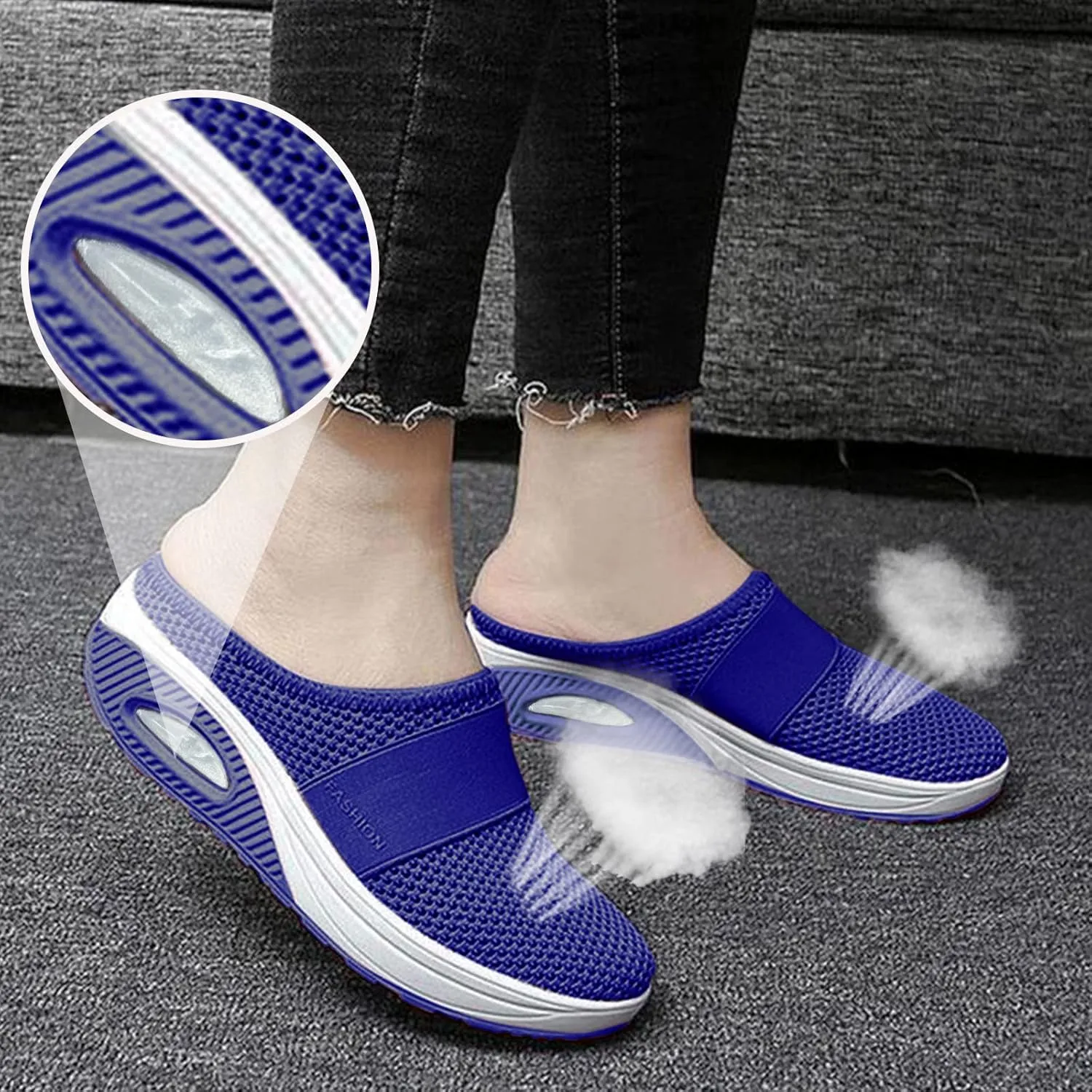 Women's Fashion Sneaker Non Slip Lace Up Comfort Women's Work or Walking Sneakers Fashion Tennis Shoes for Women Loafers Platform Ladies Slip On Sneakers