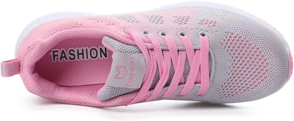 Womens Lace Up Running Shoes Non Slip Walking Shoes Mens Casual Shoes Mesh Ladies Casual Shoes Walking Sneakers Steel Toe Tennis Shoe Trainers Shoe