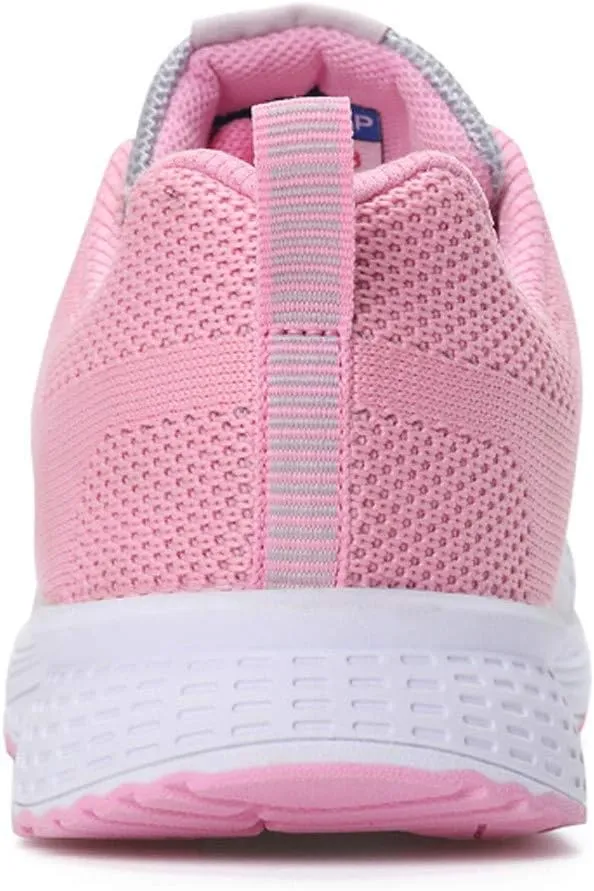 Womens Lace Up Running Shoes Non Slip Walking Shoes Mens Casual Shoes Mesh Ladies Casual Shoes Walking Sneakers Steel Toe Tennis Shoe Trainers Shoe