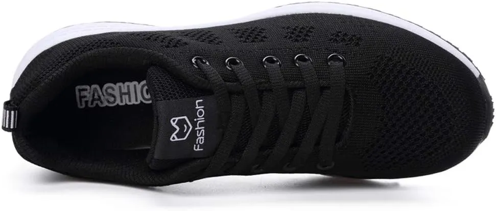 Women's Running Walking Tennis Shoes Comfortable Lace Up Running Shoes for Women Mesh Casual Tennis Shoes Chunky Sneakers Slip On Tennis Shoe Cross Trainer Shoe