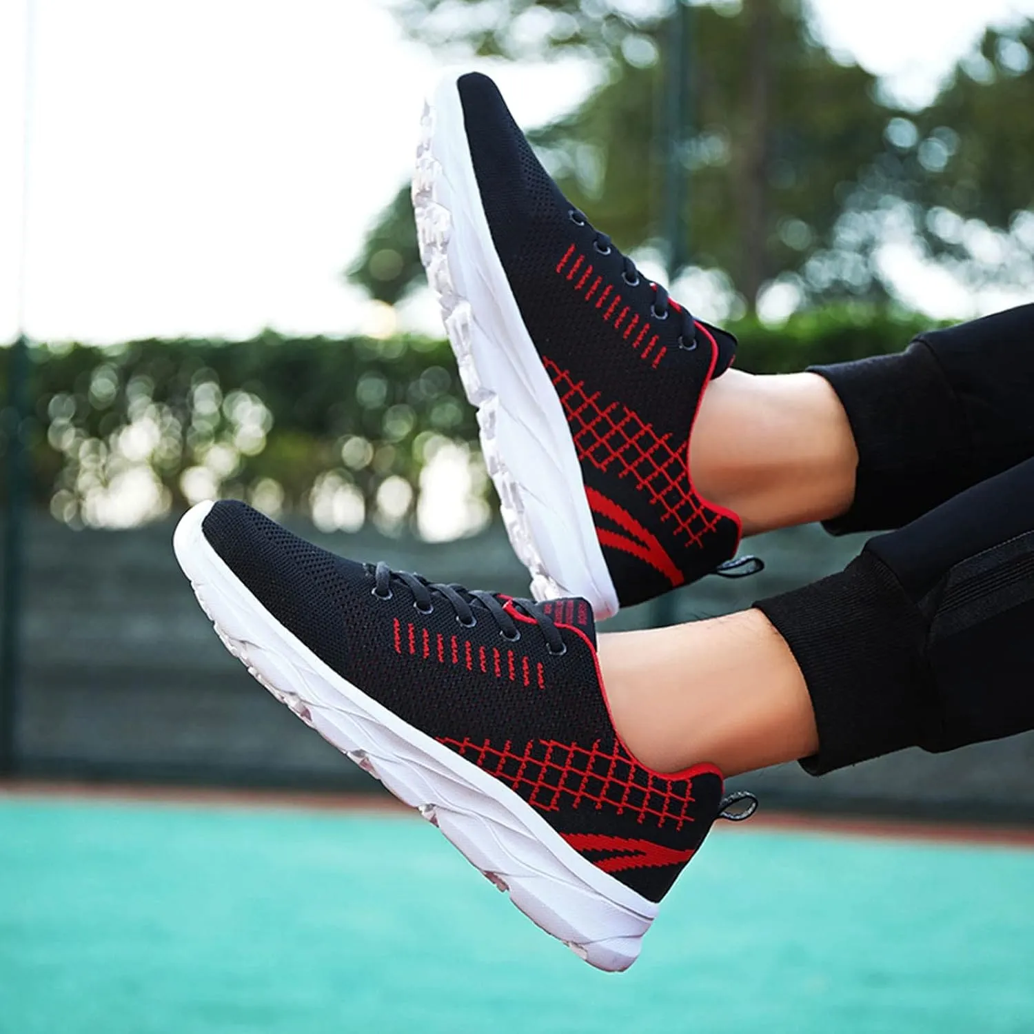 Women's Running Walking Tennis Shoes Comfortable Lace Up Womens Running Shoes Jogging Casual Shoes for Fall Dress Sneakers Brown Tennis Shoe Cross Trainer Shoe
