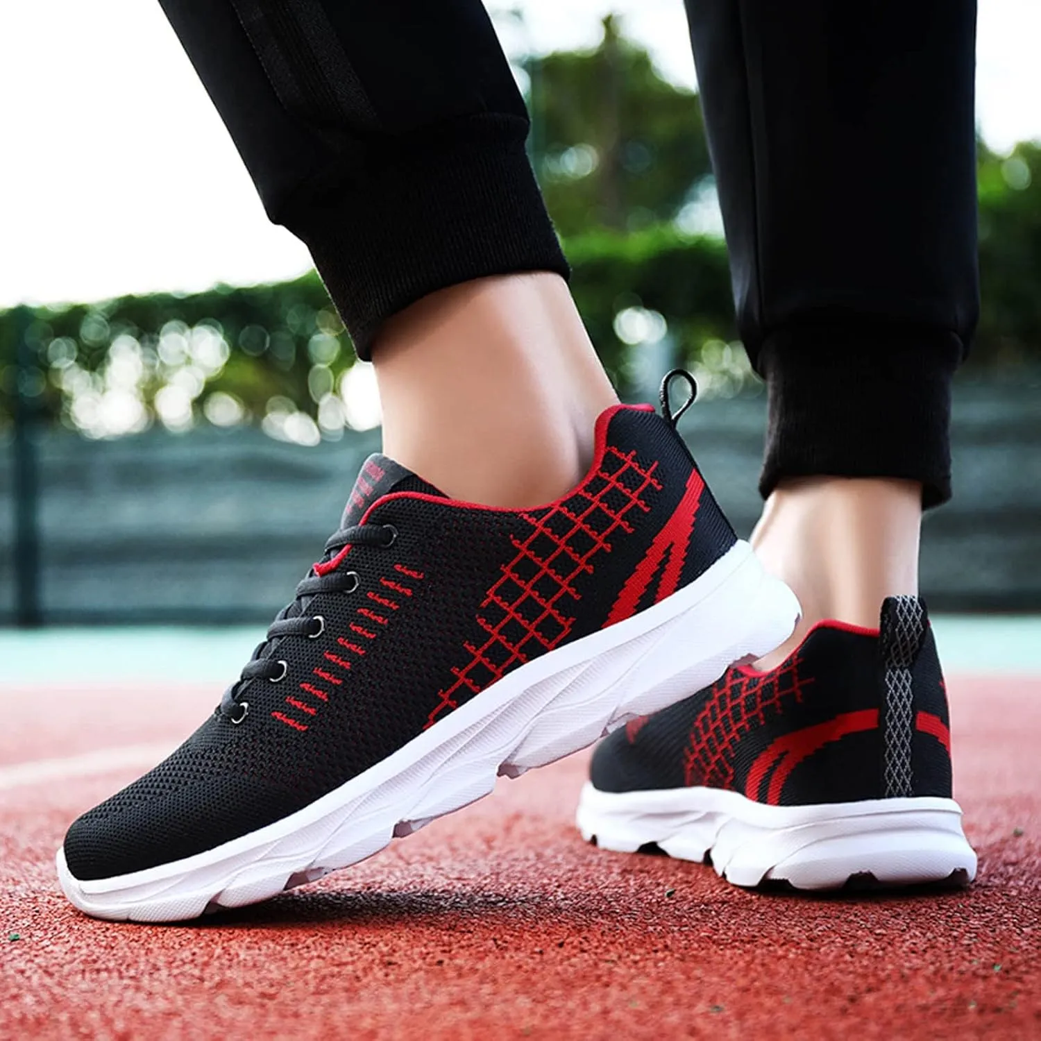 Women's Running Walking Tennis Shoes Comfortable Lace Up Womens Running Shoes Jogging Casual Shoes for Fall Dress Sneakers Brown Tennis Shoe Cross Trainer Shoe