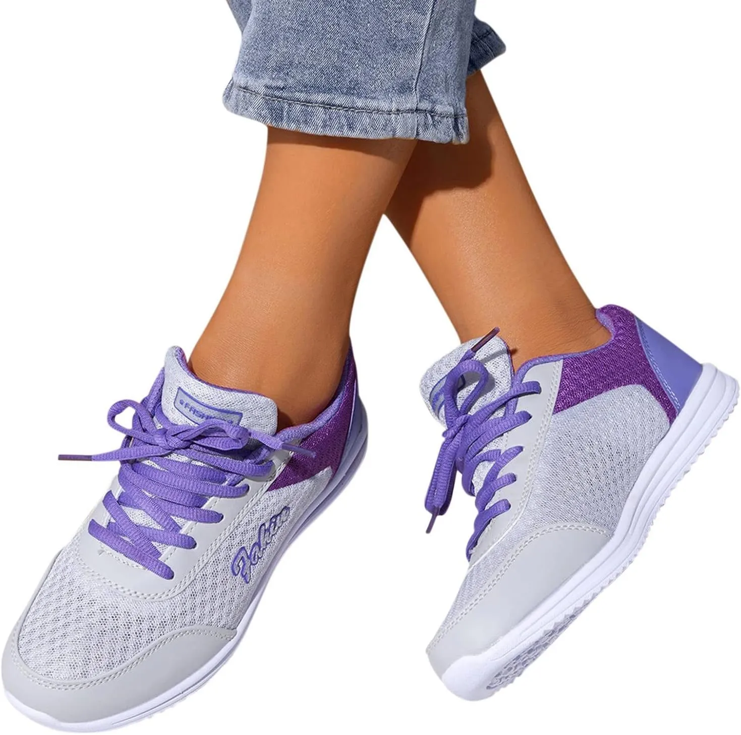 Womens Sneakers Air Cushion Running Shoes Lace Up Walking Shoes Women Workout Business Casual Shoes Waterproof Sneakers Tennis Shoe Cross Trainer Shoe