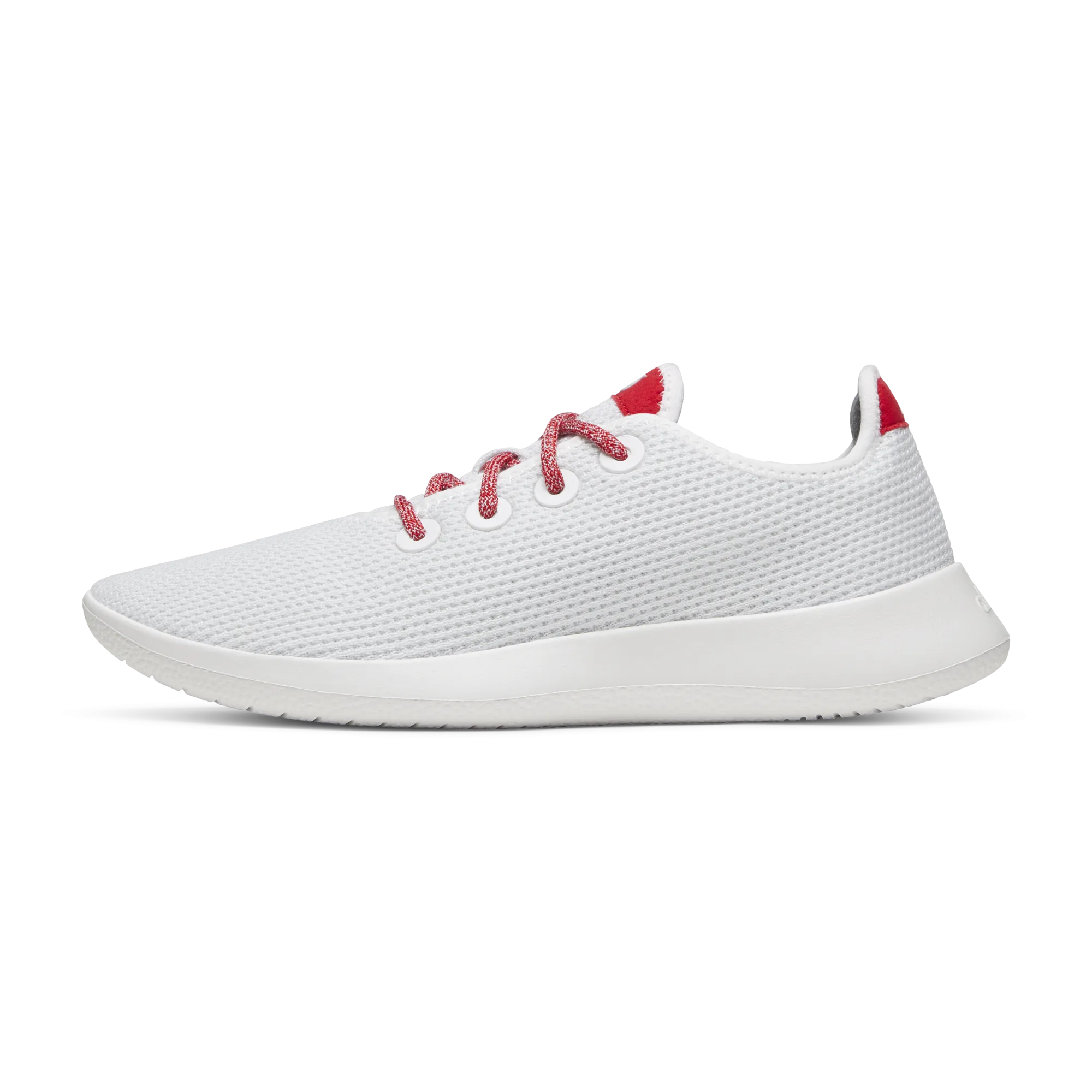 Women's Tree Runners - Blizzard/Bold Red (Blizzard Sole)