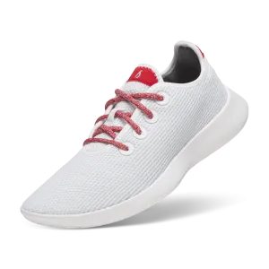 Women's Tree Runners - Blizzard/Bold Red (Blizzard Sole)